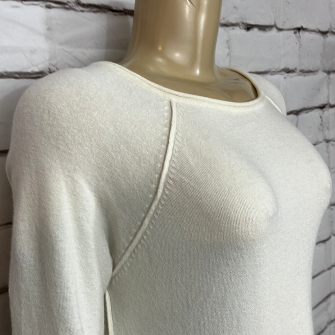 Parkhurst Sweater Womens Rolled Edge Neck Tight Knit Soft Light