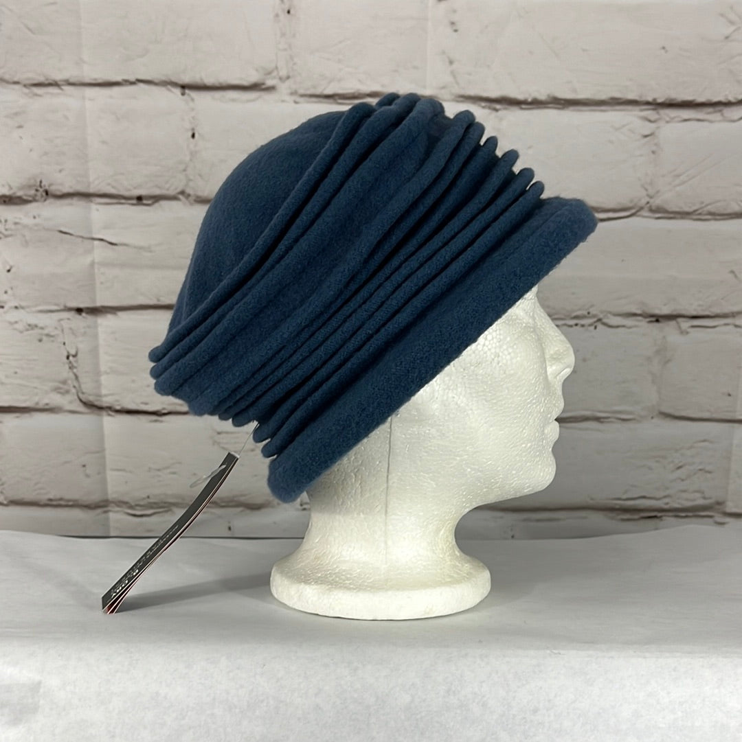 Parkhurst Womens Iceland Blue Cloche Hat Lined Brim