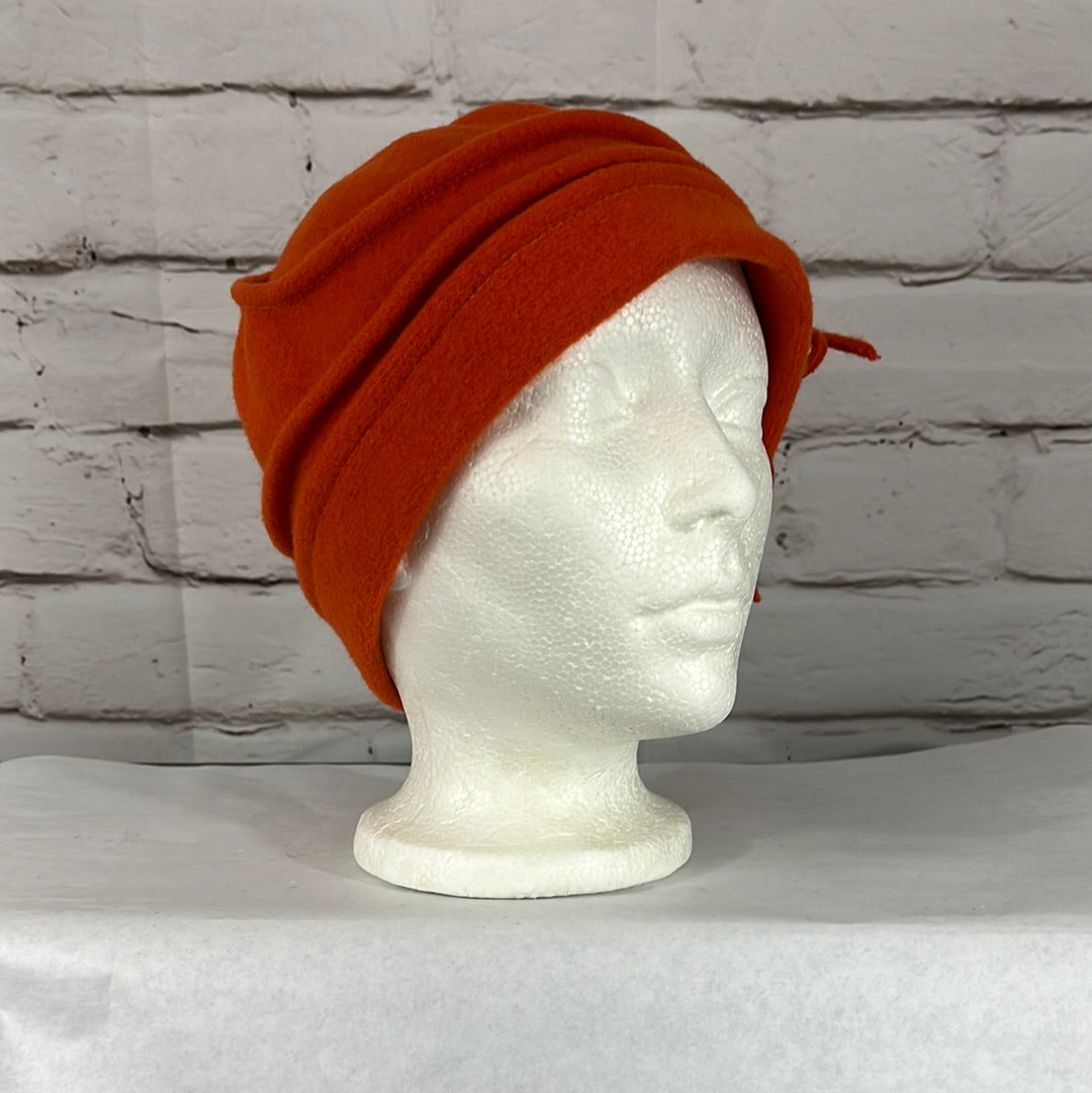 Parkhurst Womens Orange Pull On Wool Hat