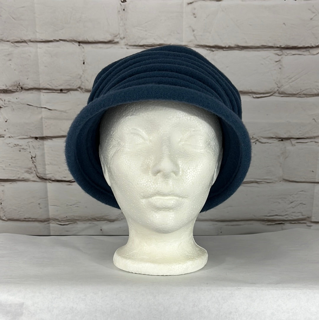 Parkhurst Womens Iceland Blue Cloche Hat Lined Brim