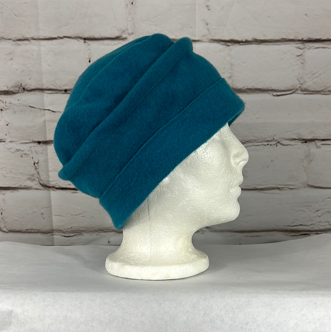 Parkhurst Womens Teal Pull On Wool Hat