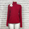 Cotton Country Womens  Sweater Turtleneck X-Large Cable Knit Tight Knit Long Sleeve