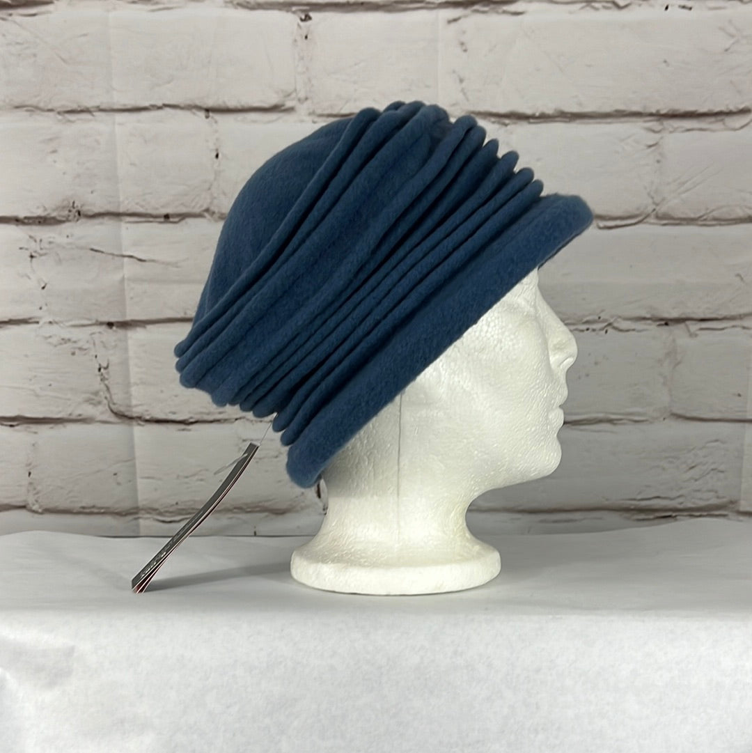 Parkhurst Womens Iceland Blue Cloche Hat Lined Brim