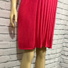 Parkhurst Dress Womens Medium Scoop Neck Pleated Knee Length