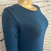 Parkhurst Sweater Womens Crew Neck Stretch Tight Knit Long Sleeve