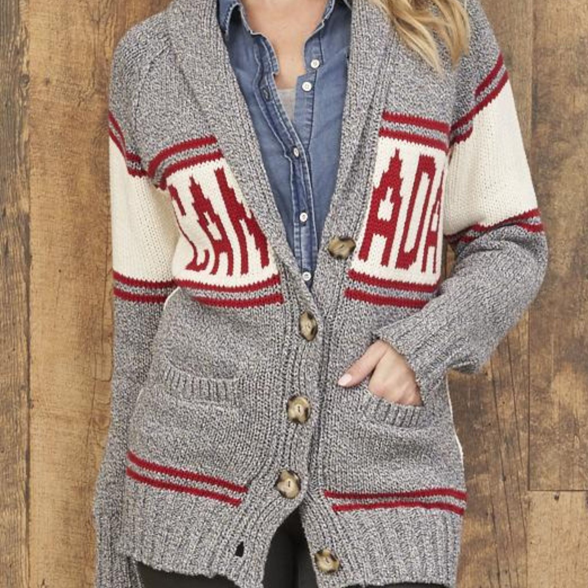 Canadiana Eco Cotton Cardigan Unisex