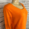 Parkhurst Top Womens Round Neck Lightweight Relaxed 3/4 Sleeve