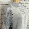 Cotton Country Sweater Womens Faux Neck Long Sleeve Relaxed