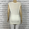 Parkhurst Top Womens Medium White Tight Knit Sleeveless