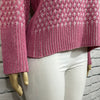 Cotton Country Sweater Womens Bell Sleeve Round Neck Tight Knit Cable Knit