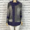 Parkhurst Tunic Womens Cowl Neck Chunky Knit Long Sleeve