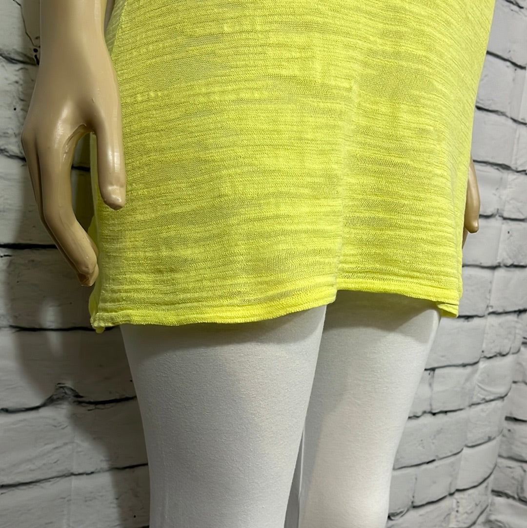 Parkhurst Top Womens Large Lemon Grass Scoop Neck Sleeveless Tank Top