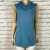 Parkhurst Top Womens Cowl Neck Tight Knit Sleeveless Relax Fit