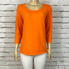 Parkhurst Top Womens Round Neck Lightweight Relaxed 3/4 Sleeve