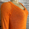 Parkhurst Sweater Womens Small Scoop Neck Tight Knit 3/4 Sleeve