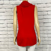 Parkhurst Top Womens Cowl Neck Tight Knit Sleeveless Relax Fit