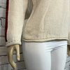 Cotton Country Sweater Womens Rolled Neck Hem Tight Knit Relaxed Long Sleeve