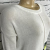 Cotton Country Sweater Womens Crew Neck Tight Knit 3/4 Sleeve