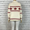 Canadiana Eco Cotton Womens Cardigan Tight Knit Long Sleeve Pockets