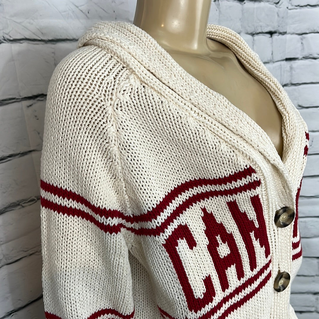 Canadiana Eco Cotton Cardigan Unisex