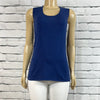 Parkhurst Tank Top Womens Scoop Neck  Blue Sleeveless