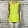 Cotton Country Sleeveless Top Womens Citrus Scoop Neck Tight Knit