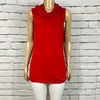 Parkhurst Top Womens Cowl Neck Tight Knit Sleeveless Relax Fit